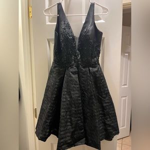 Short black cocktail dress